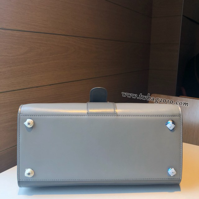 Delvaux頂級原單Brillant box皮雙環象牙白手提女包 德爾沃專櫃經典款Brillant PM包袋 bxs1122